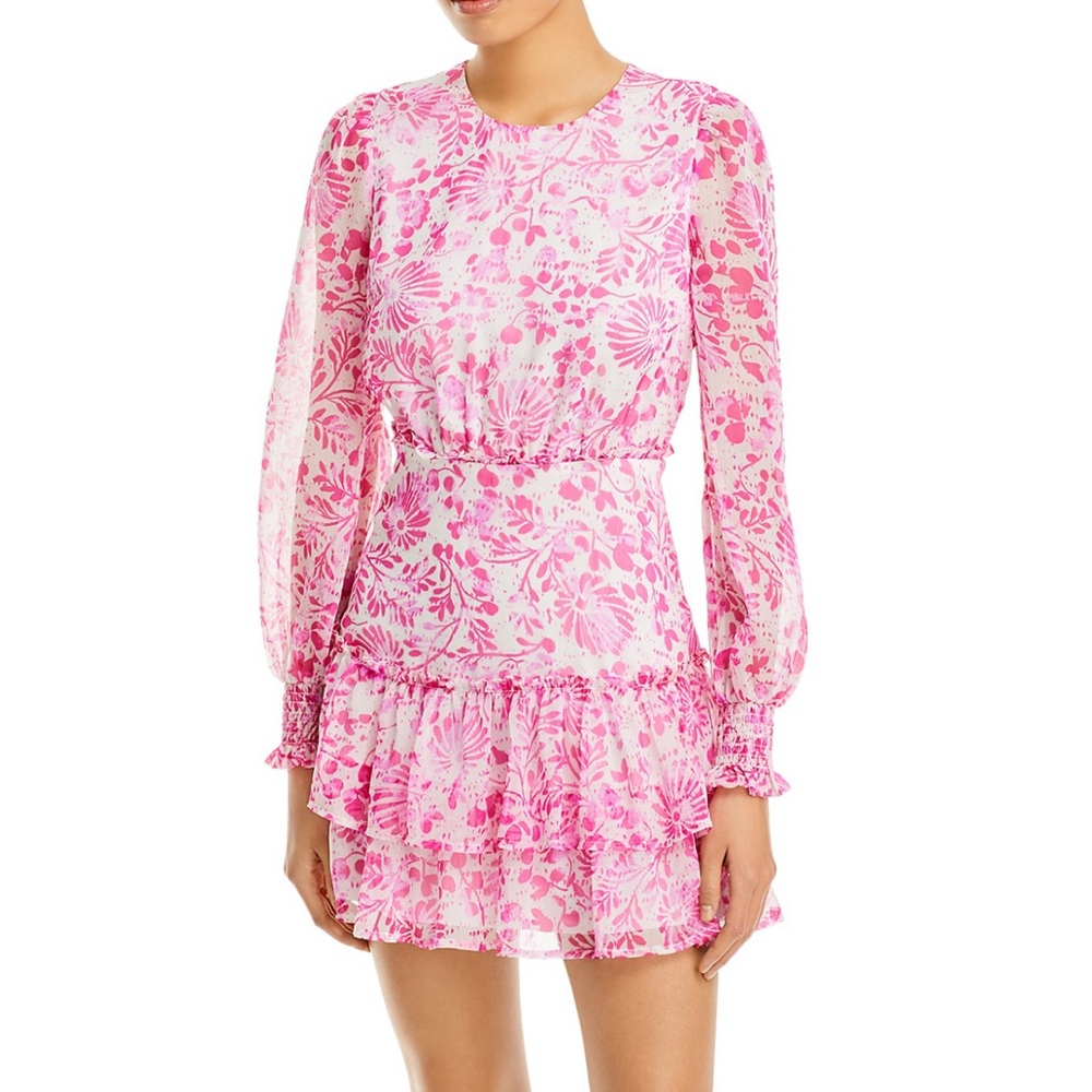 Pink Floral women  Dress
New with tag